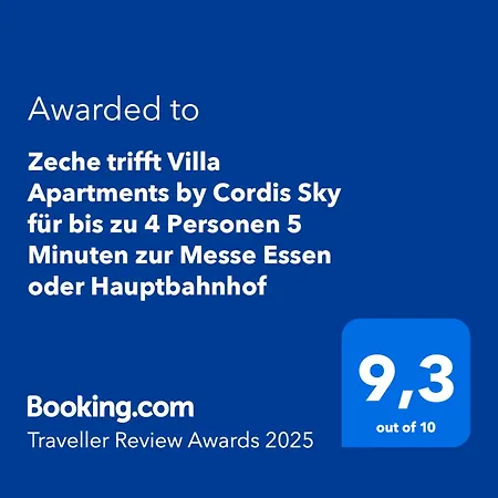 شقة Zeche Trifft By Cordis Sky Fuer Bis Zu 4 Personen 5 Minuten Zur Messe Oder Hauptbahnhof *